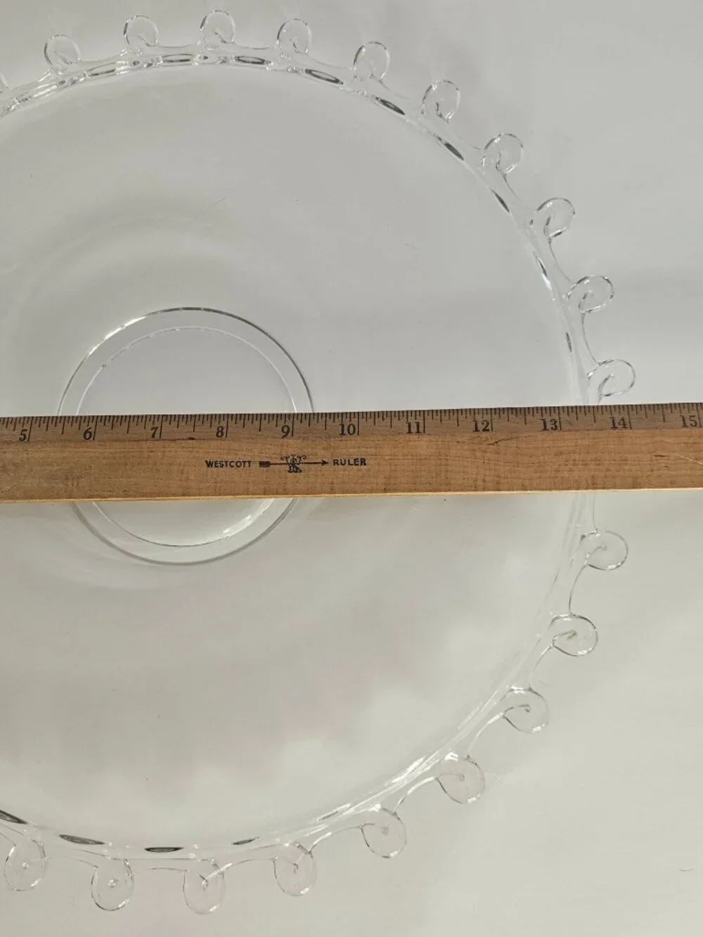 Heisey Lariat Serving Platter loop edge 14